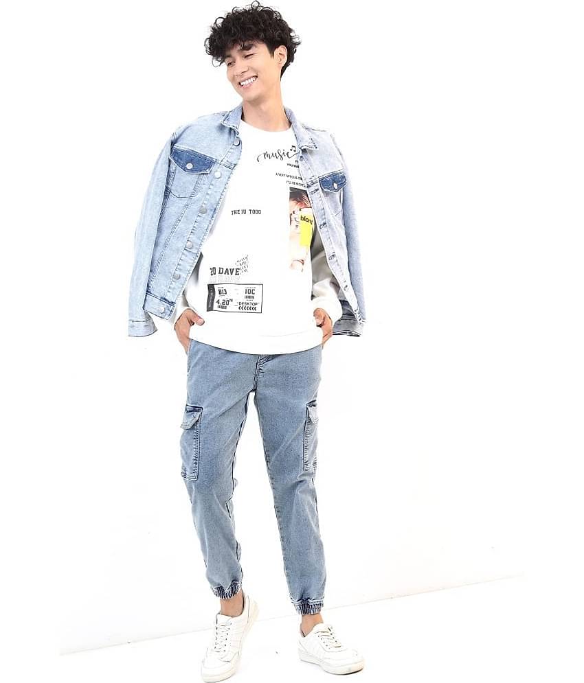 Ketch Cotton Men's Denim Jacket - Blue ( Pack of 1 )