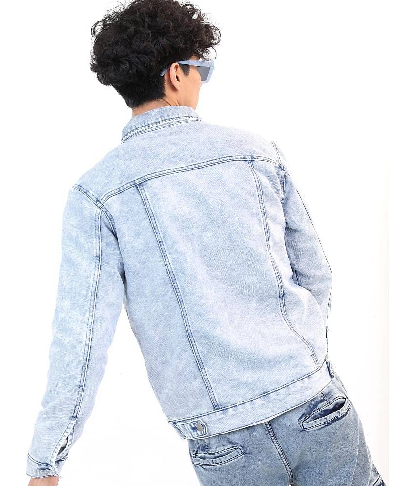 Ketch Cotton Men's Denim Jacket - Blue ( Pack of 1 )
