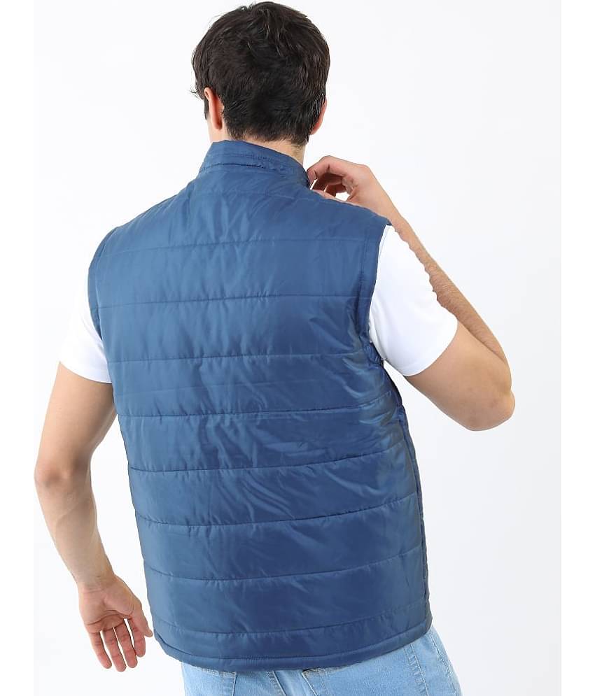 Ketch Polyester Men's Puffer Jacket - Navy Blue ( Pack of 1 )