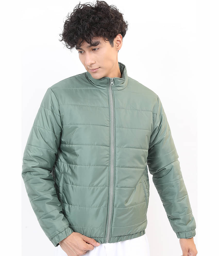Ketch Polyester Men's Puffer Jacket - Green ( Pack of 1 )