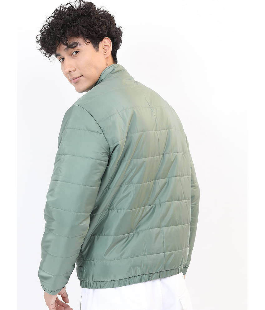 Ketch Polyester Men's Puffer Jacket - Green ( Pack of 1 )