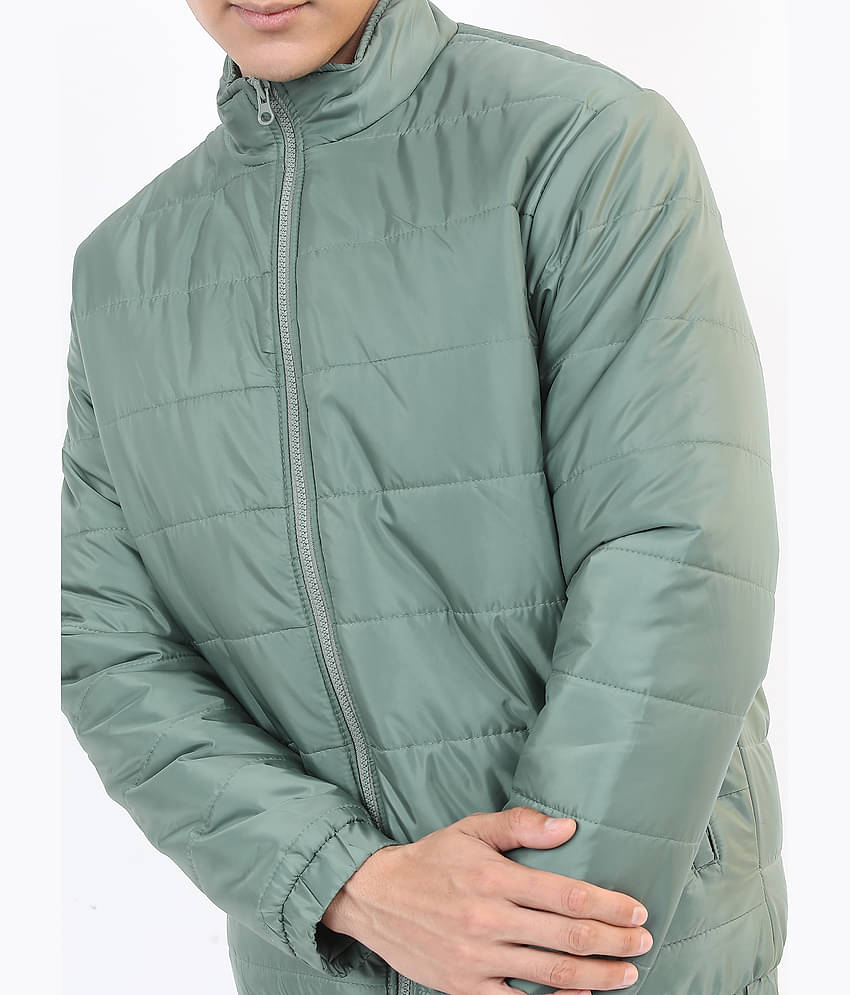 Ketch Polyester Men's Puffer Jacket - Green ( Pack of 1 )