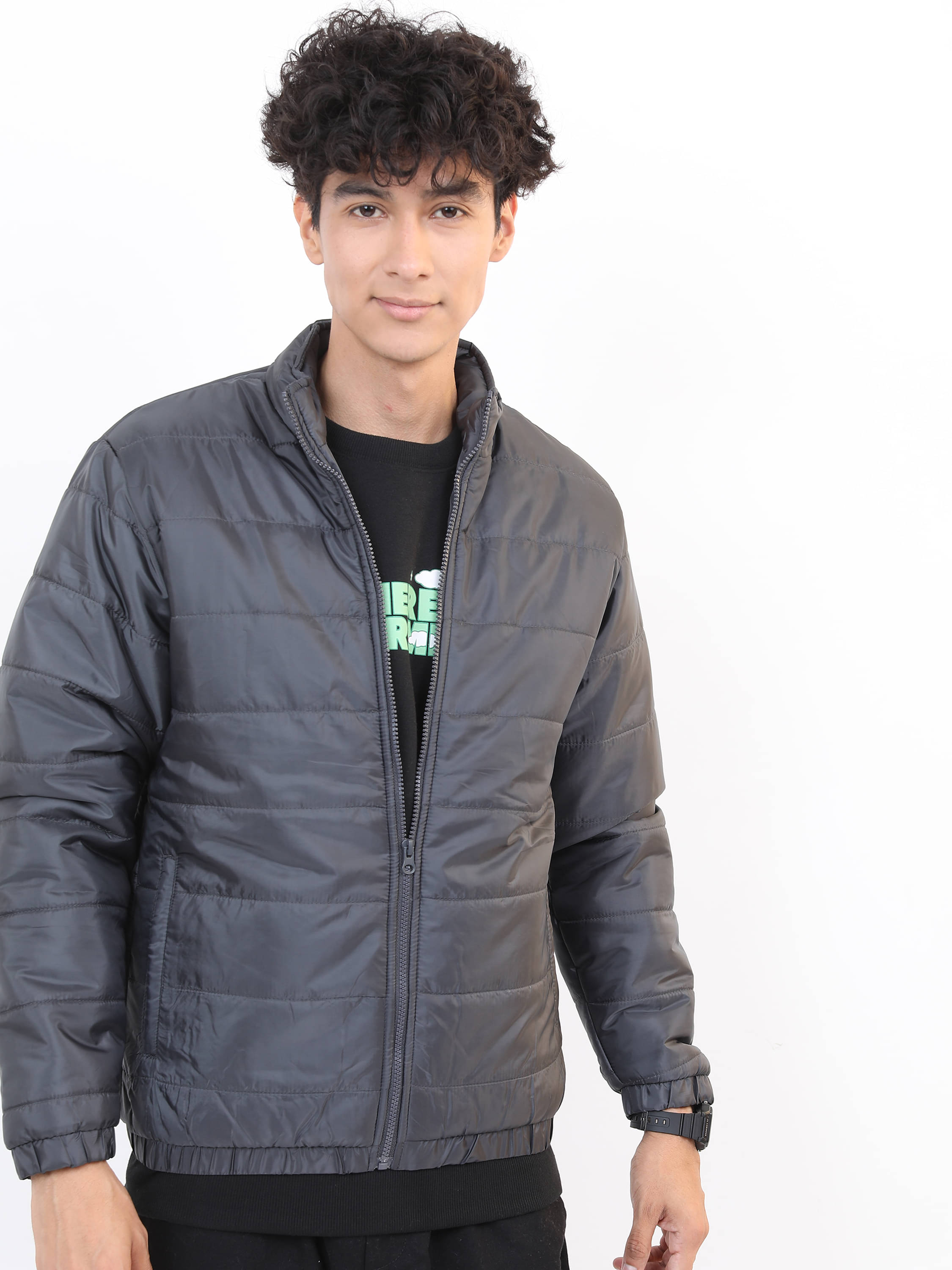 Ketch Polyester Men's Puffer Jacket - Grey ( Pack of 1 ) Ketch Polyester Men's Puffer Jacket - Grey ( Pack of 1 )