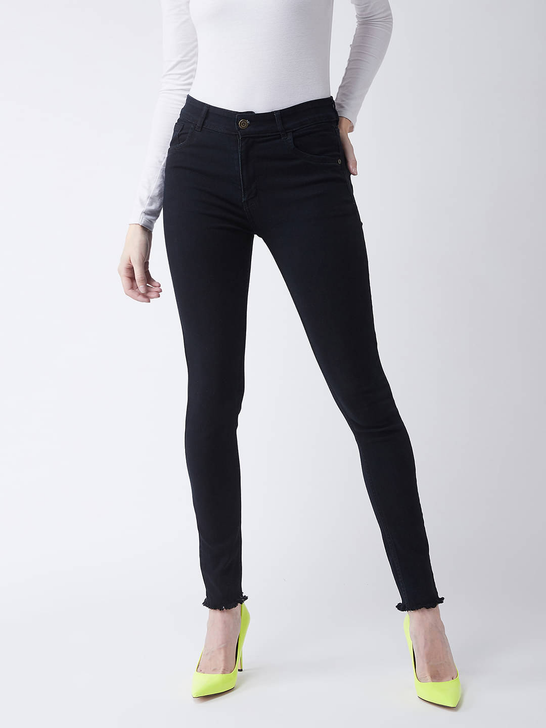     			Miss Chase - Black Denim Slim Fit Women's Jeans ( Pack of 1 )