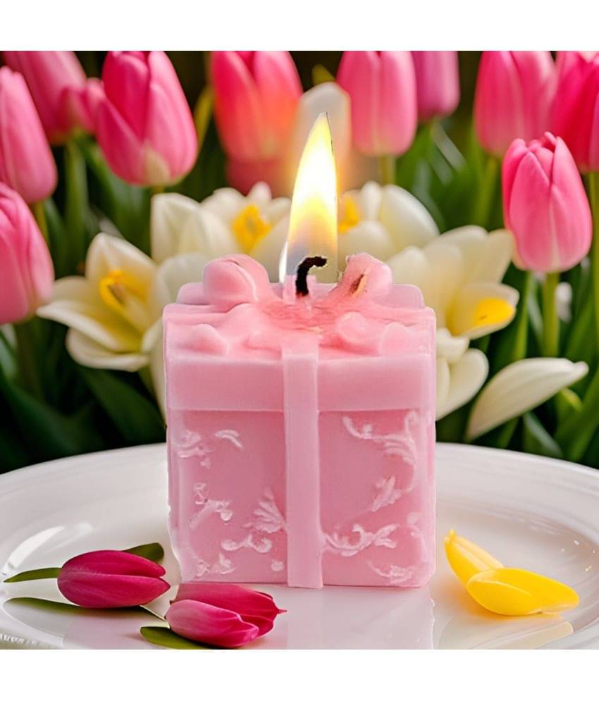     			SS ENTERPRISE Multicolour Pillar Candle 5 cm ( Pack of 1 )