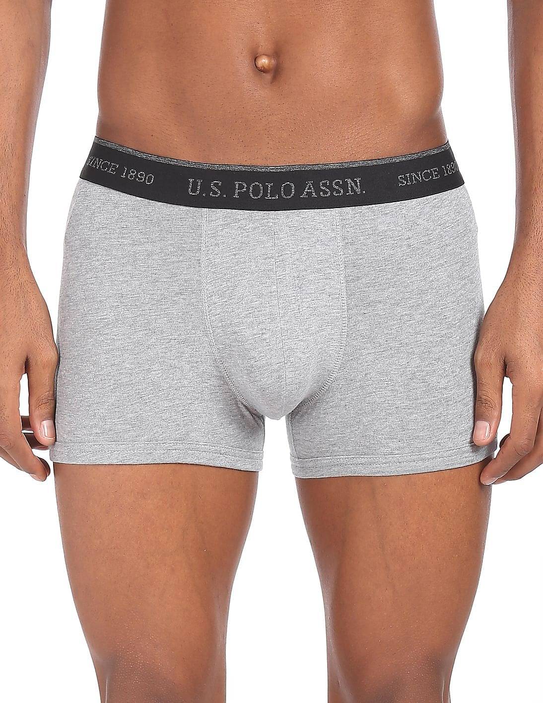     			U.S. Polo Assn. Black Cotton Men's Trunks ( Pack of 1 )