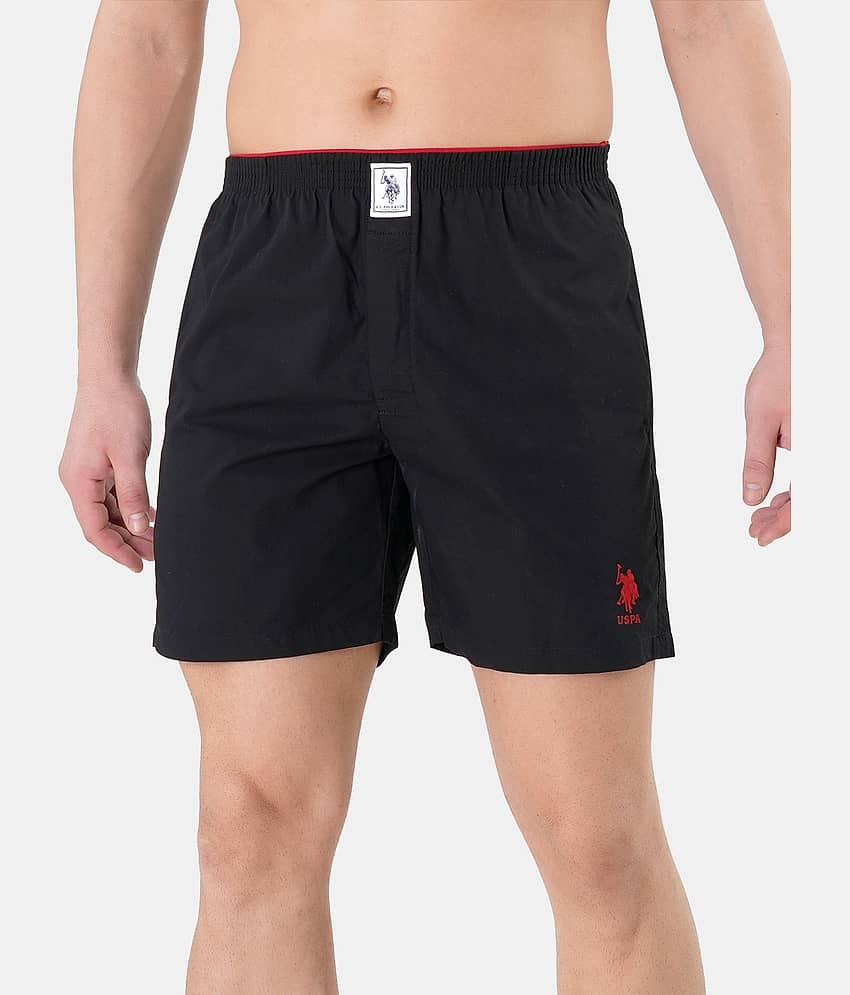 U.S. Polo Assn. Red Cotton Men's Shorts ( Pack of 1 ) - Shorts | Buy online on ZillyBuy