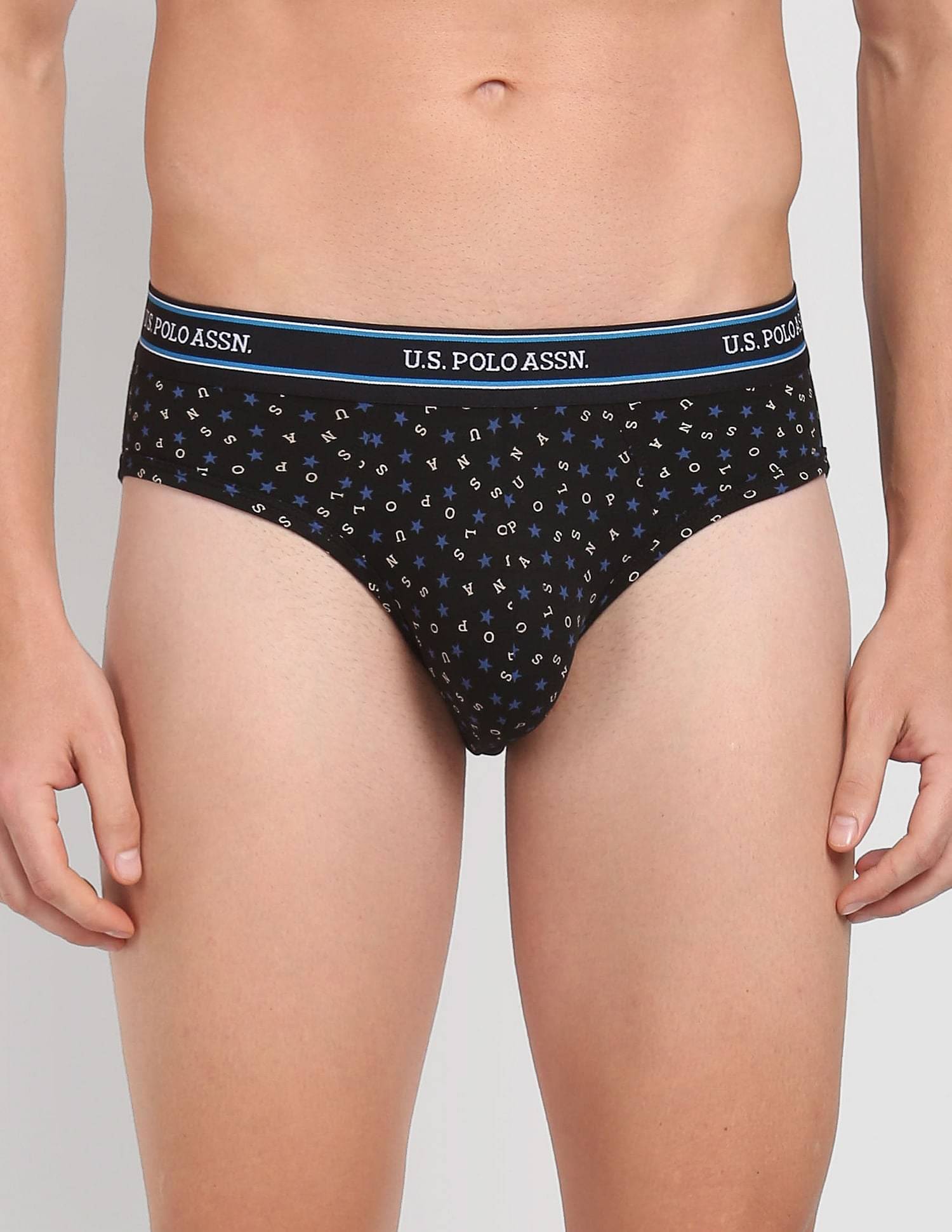 U.S. Polo Assn. Black Cotton Men's Briefs ( Pack of 1 ) U.S. Polo Assn. Black Cotton Men's Briefs ( Pack of 1 )