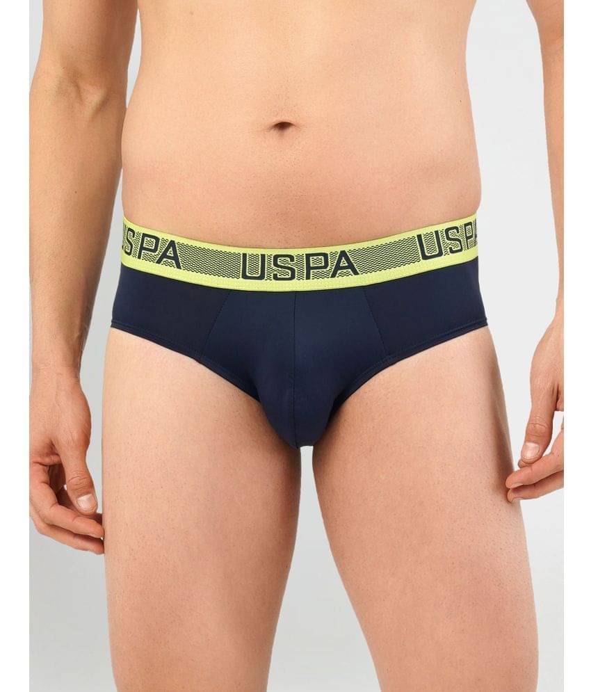 U.S. Polo Assn. Navy Blue Nylon Men's Briefs ( Pack of 1 )     			U.S. Polo Assn. Navy Blue Nylon Men's Briefs ( Pack of 1 )