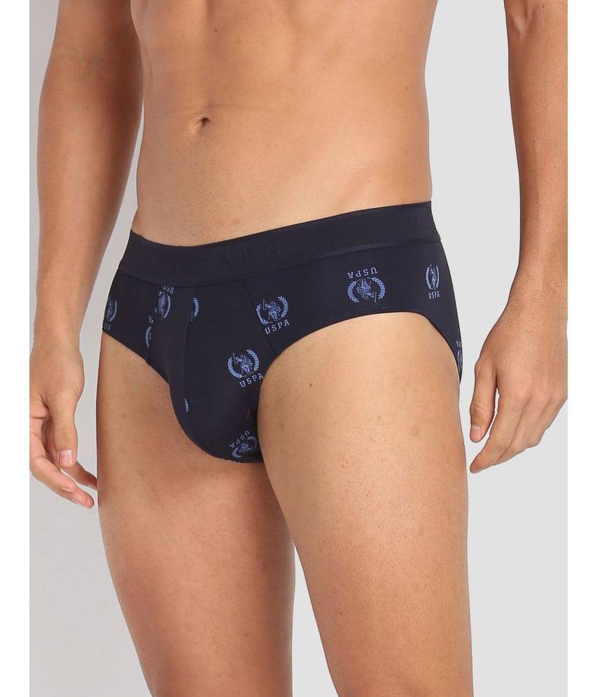 U.S. Polo Assn. Navy Blue Nylon Men's Briefs ( Pack of 1 ) U.S. Polo Assn. Navy Blue Nylon Men's Briefs ( Pack of 1 )