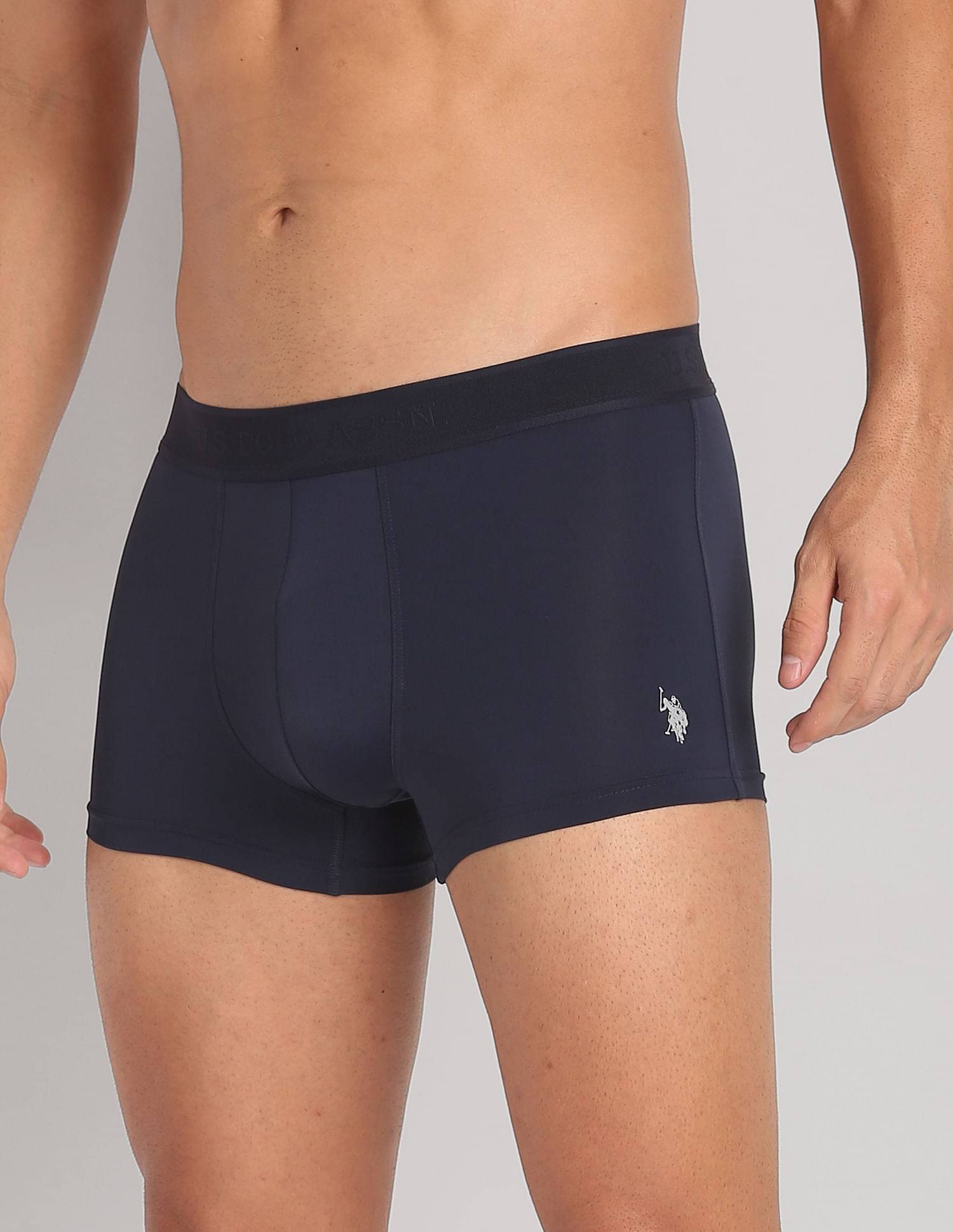     			U.S. Polo Assn. Navy Blue Nylon Men's Trunks ( Pack of 1 )