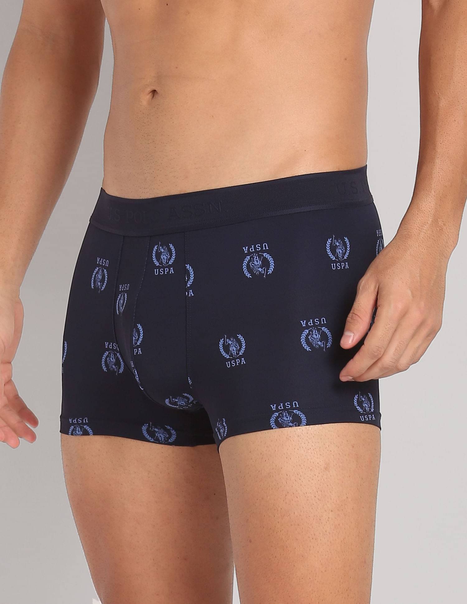U.S. Polo Assn. Navy Blue Nylon Men's Trunks ( Pack of 1 )     			U.S. Polo Assn. Navy Blue Nylon Men's Trunks ( Pack of 1 )