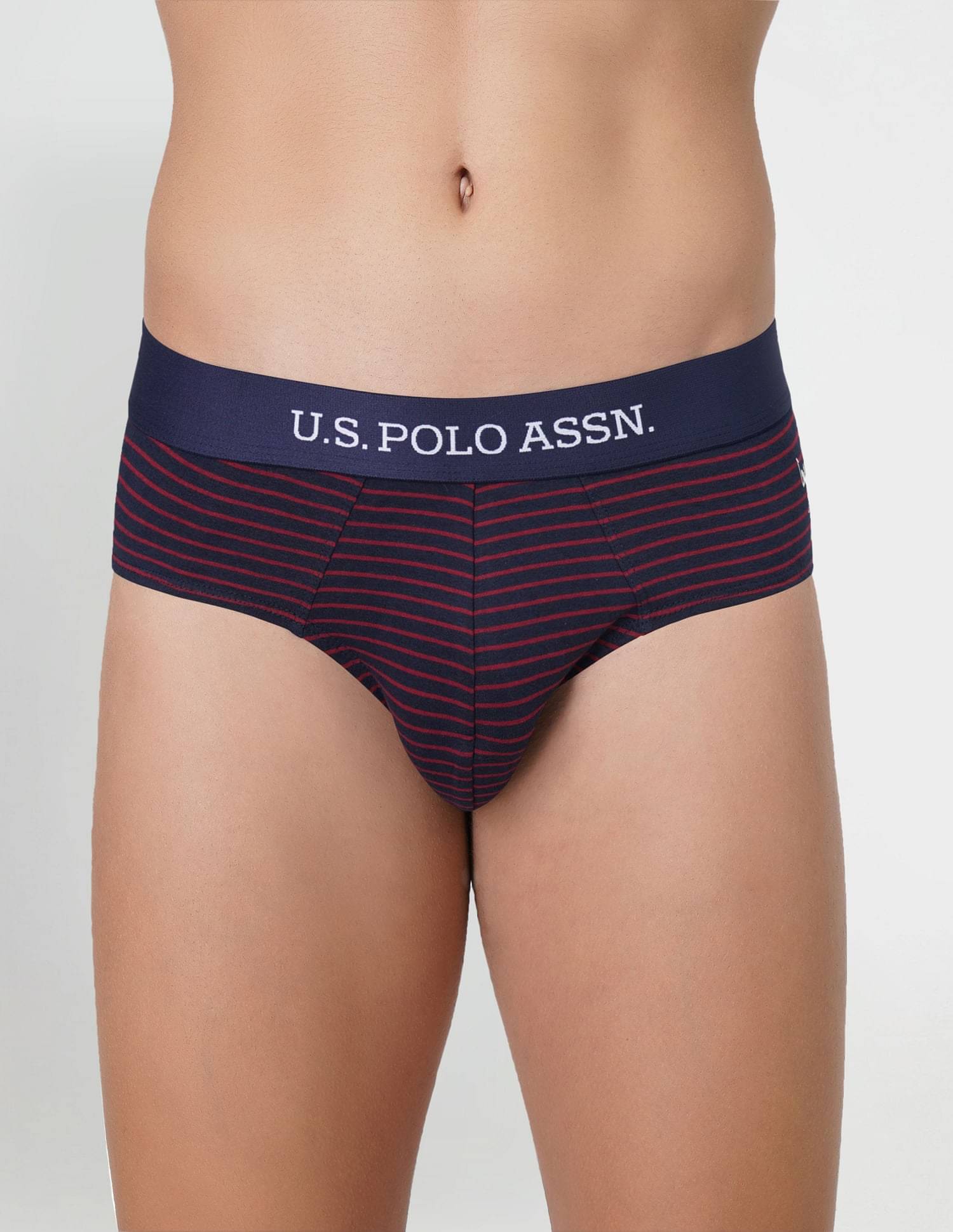 U.S. Polo Assn. Navy Blue Cotton Men's Briefs ( Pack of 1 )     			U.S. Polo Assn. Navy Blue Cotton Men's Briefs ( Pack of 1 )