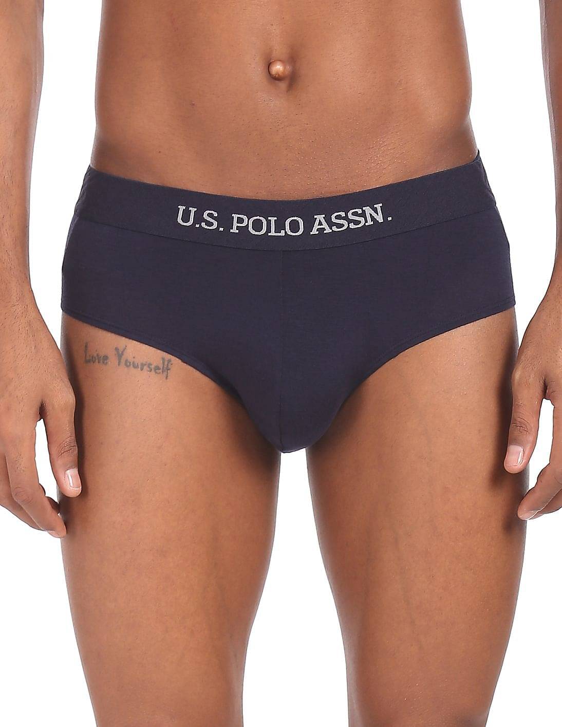 U.S. Polo Assn. Navy Blue Modal Men's Briefs ( Pack of 1 ) U.S. Polo Assn. Navy Blue Modal Men's Briefs ( Pack of 1 )