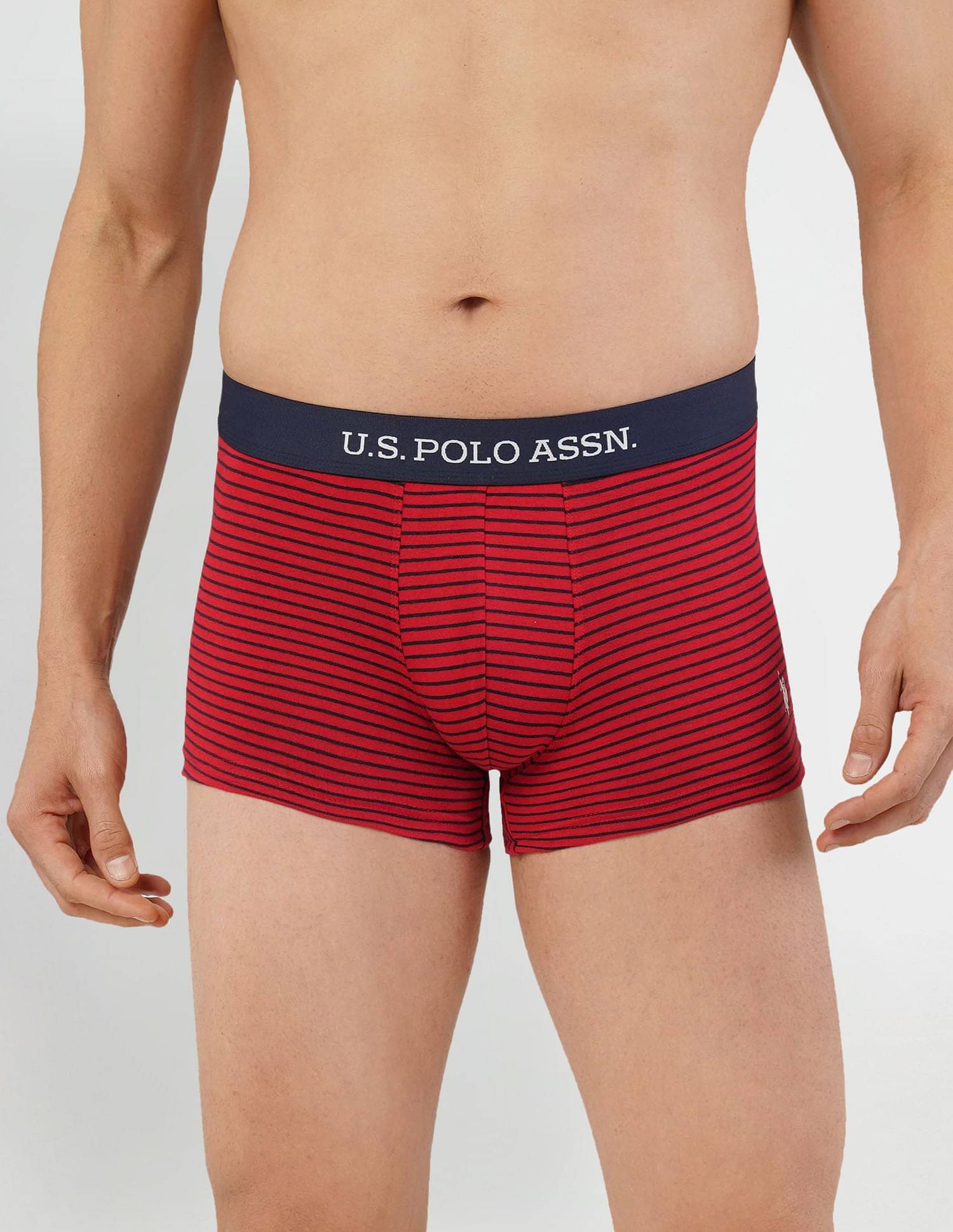     			U.S. Polo Assn. Red Cotton Men's Trunks ( Pack of 1 )