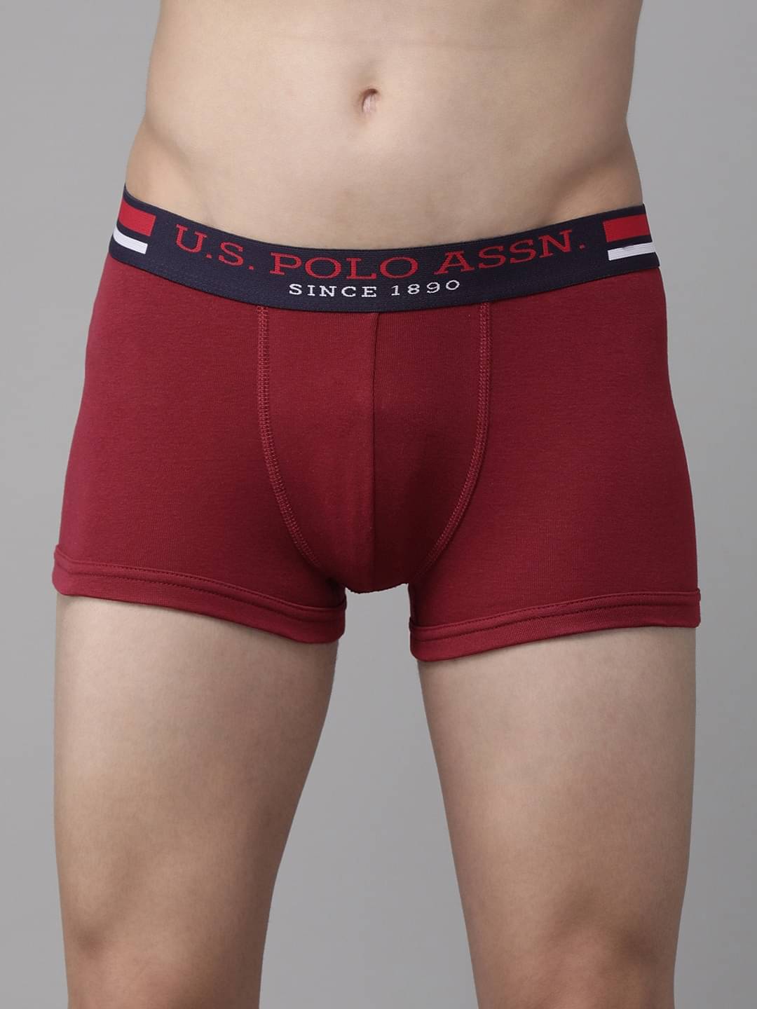     			U.S. Polo Assn. Wine Cotton Men's Trunks ( Pack of 1 )