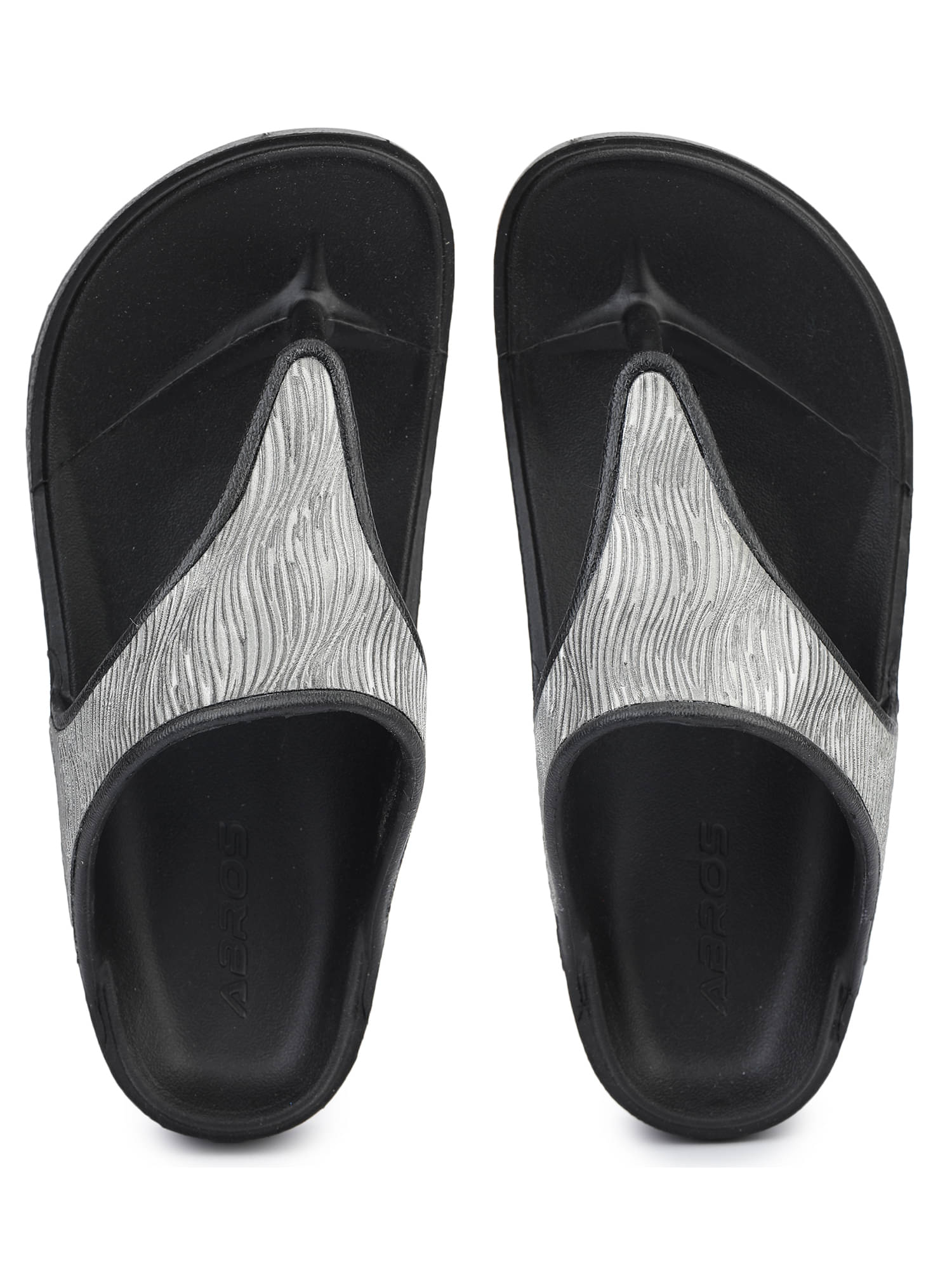     			Abros Black Women's Flip Flop