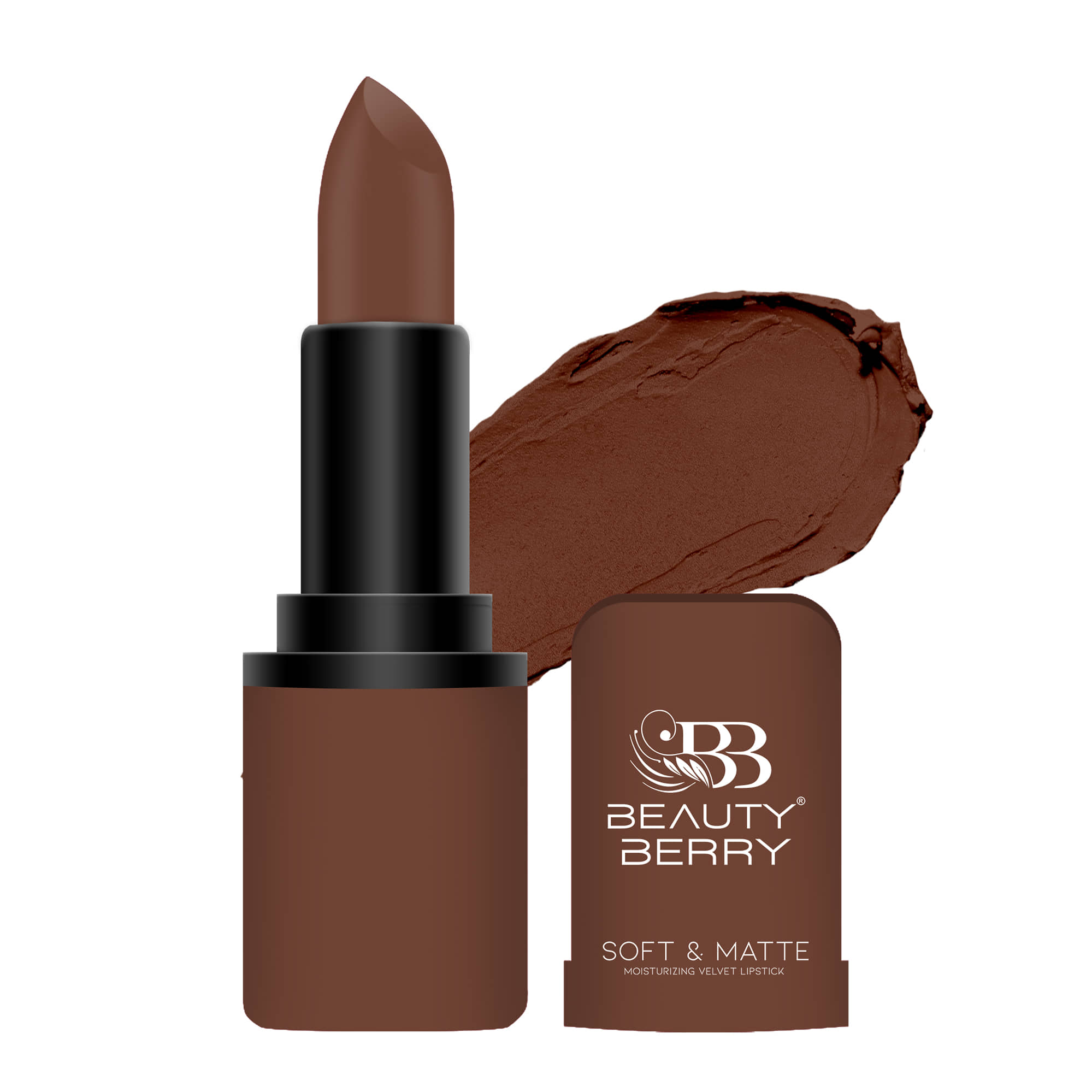 Beauty Berry Soft & Matte Lipstick Non Drying with Velvet Matte Finish 4g, Red Carpet (Shade - 12)