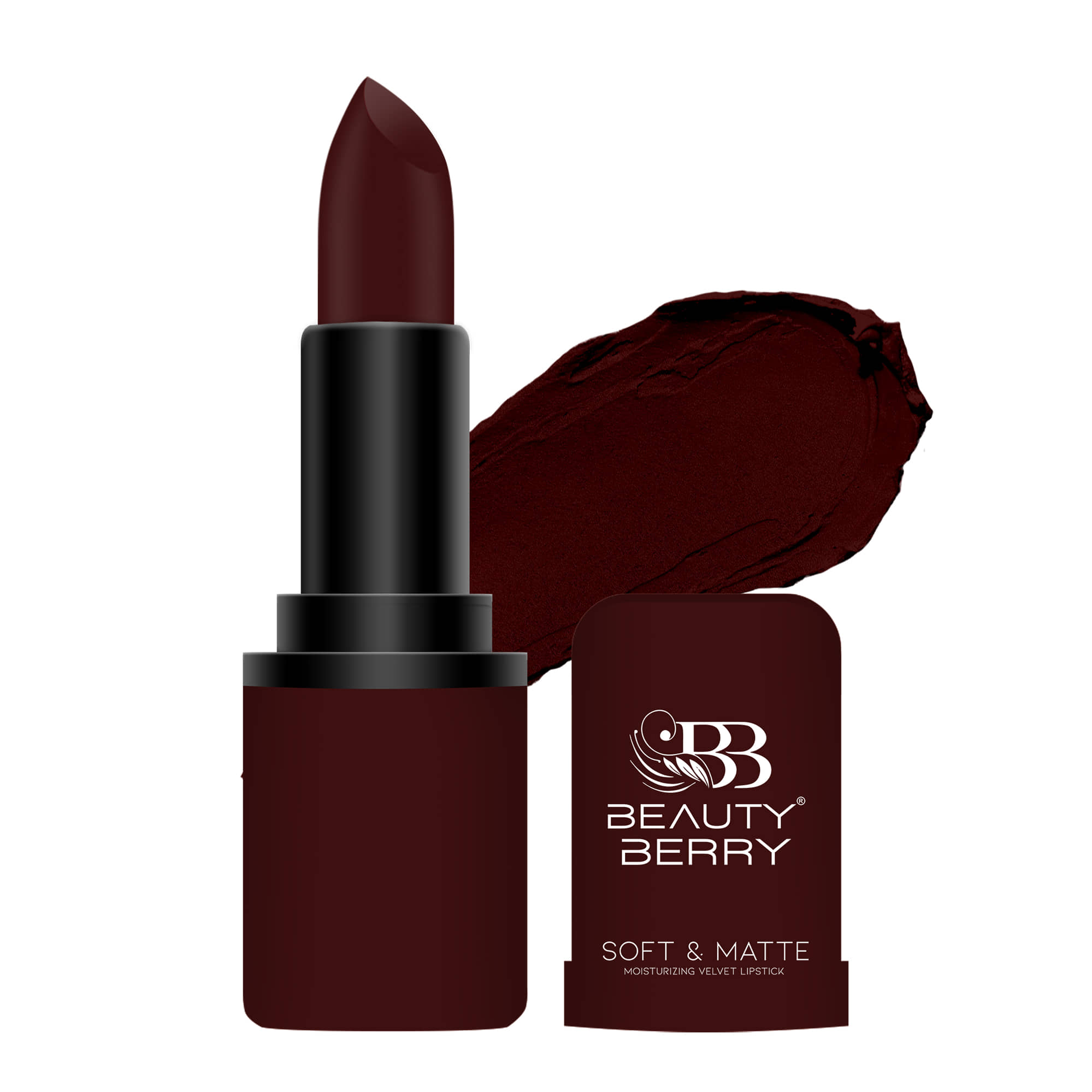Beauty Berry Soft & Matte Lipstick Non Drying with Velvet Matte Finish 4g, Red Carpet (Shade - 12)