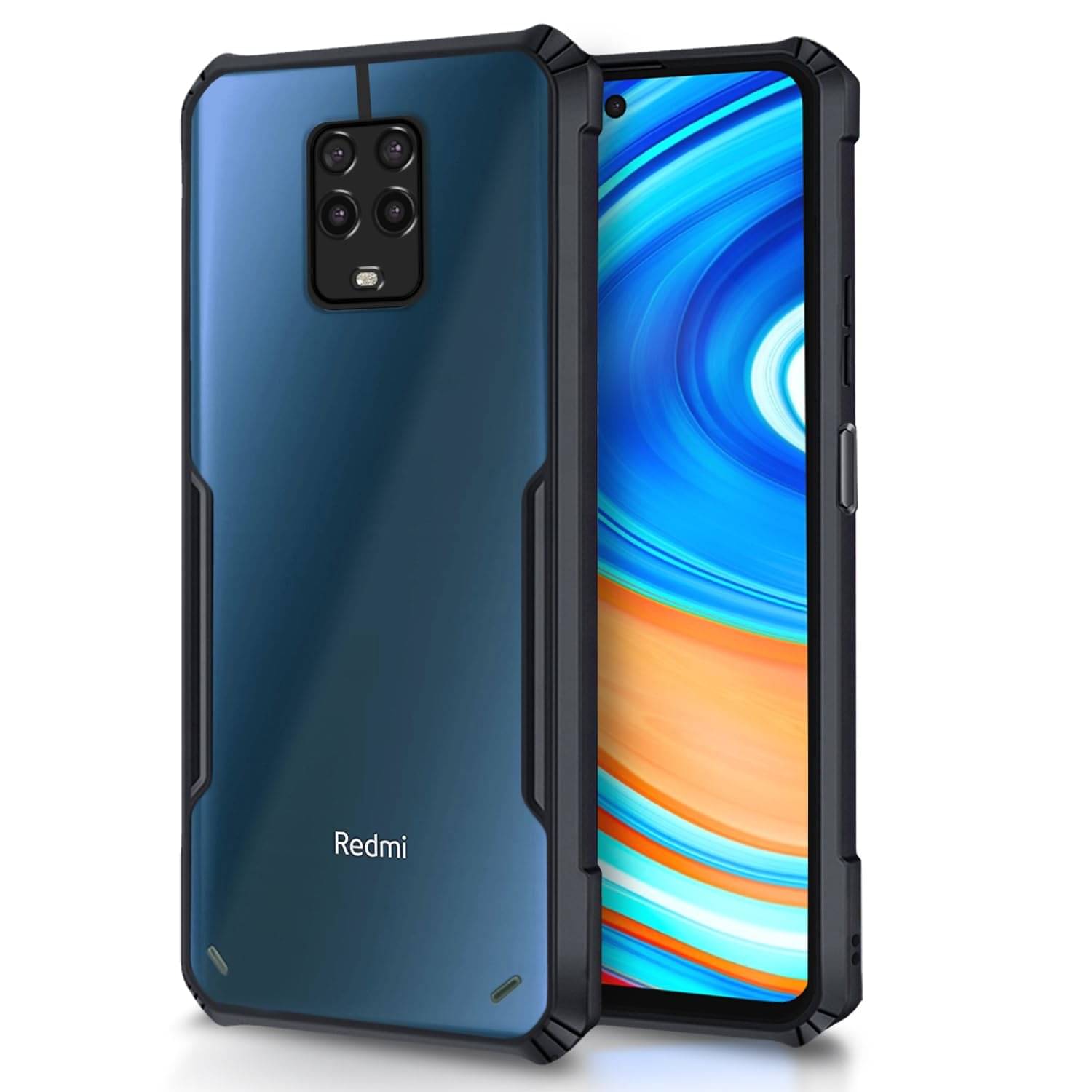     			Case Vault Covers Shock Proof Case Compatible For Polycarbonate Xiaomi Redmi Note 9S ( Pack of 1 )