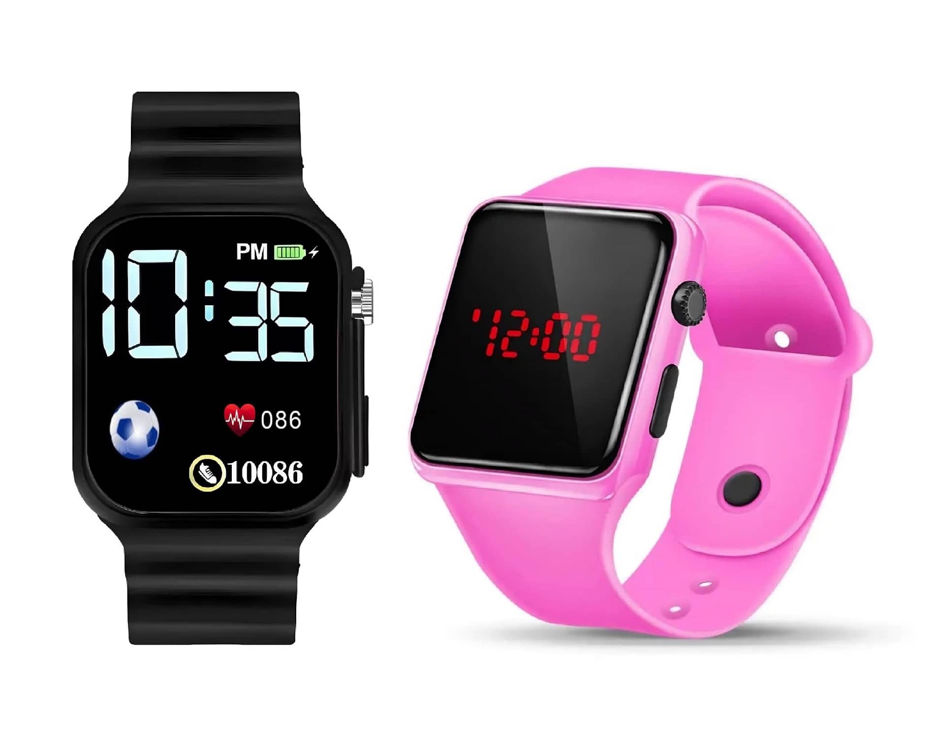 DECLASSE Black Dial Digital Girls Watch ( Pack Of 2 )