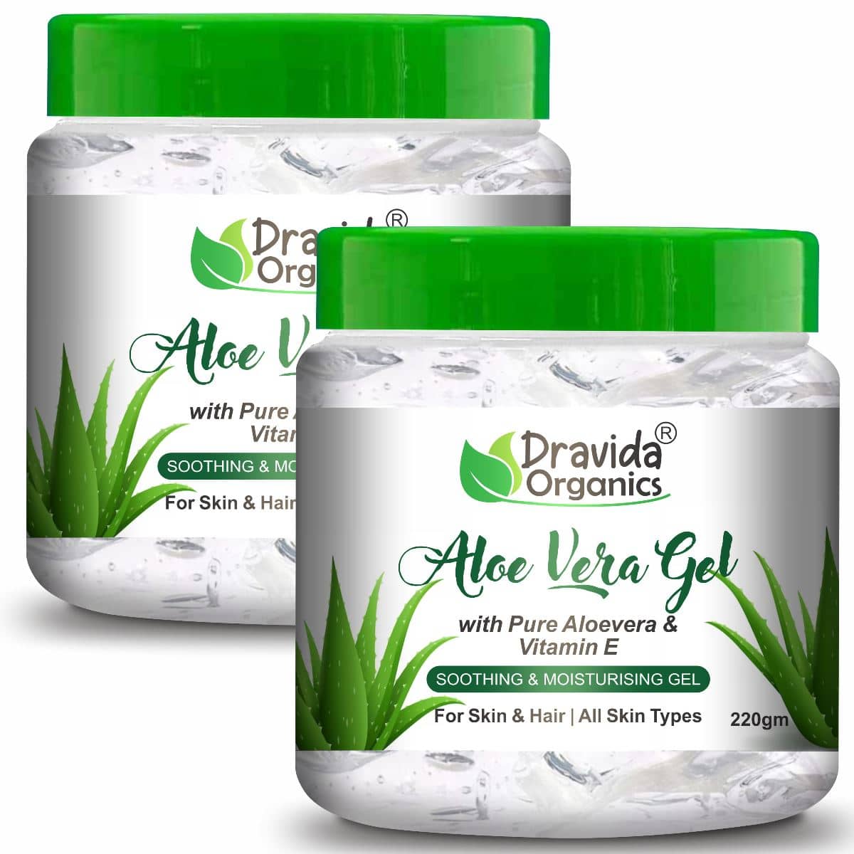 Dravida Organics Moisturizer All Skin Type Aloe Vera ( 440 gm )