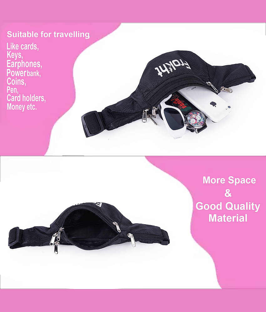 Frokht Black Travel Kit Bag ( 1 Pc )