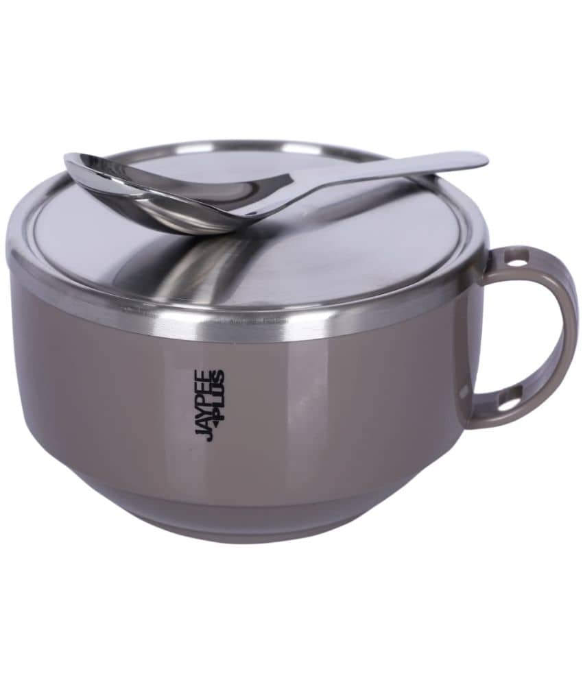 Jaypee Plus Maxxl Soup Bowl Brand Logo Stainless Steel Soup Mug 700 mL ( Pack of 1 )