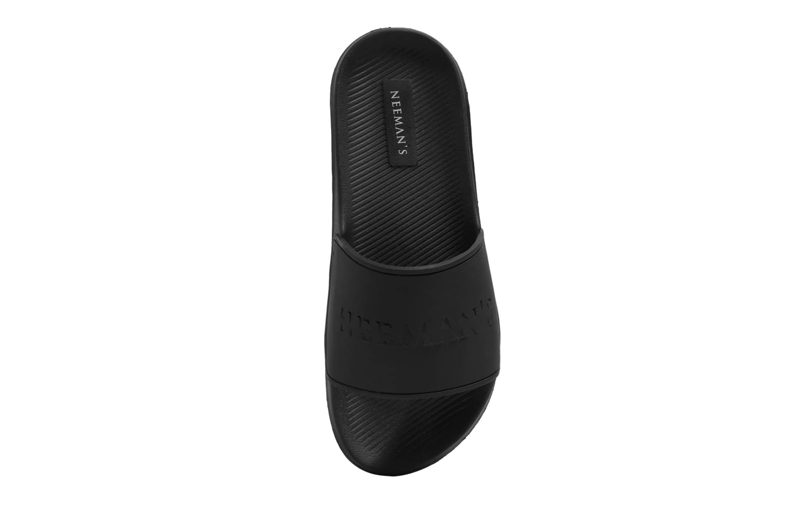     			Neeman's Black Men's Slide Flip Flop