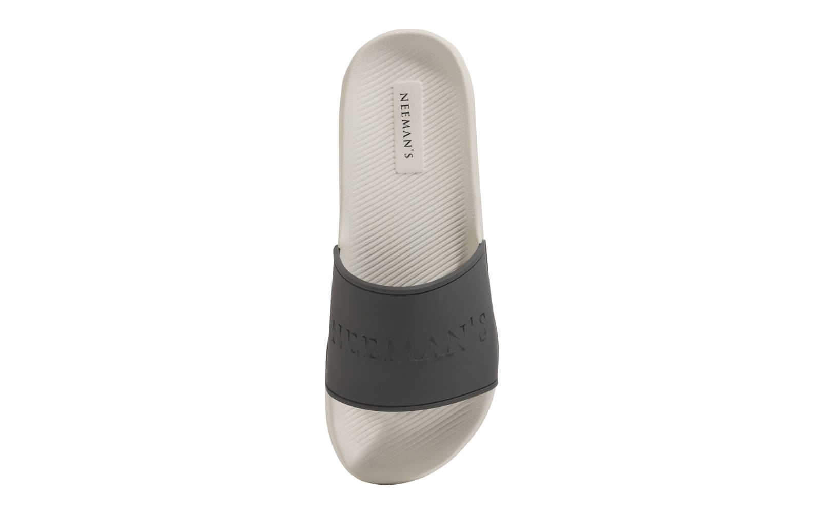     			Neeman's White Men's Slide Flip Flop