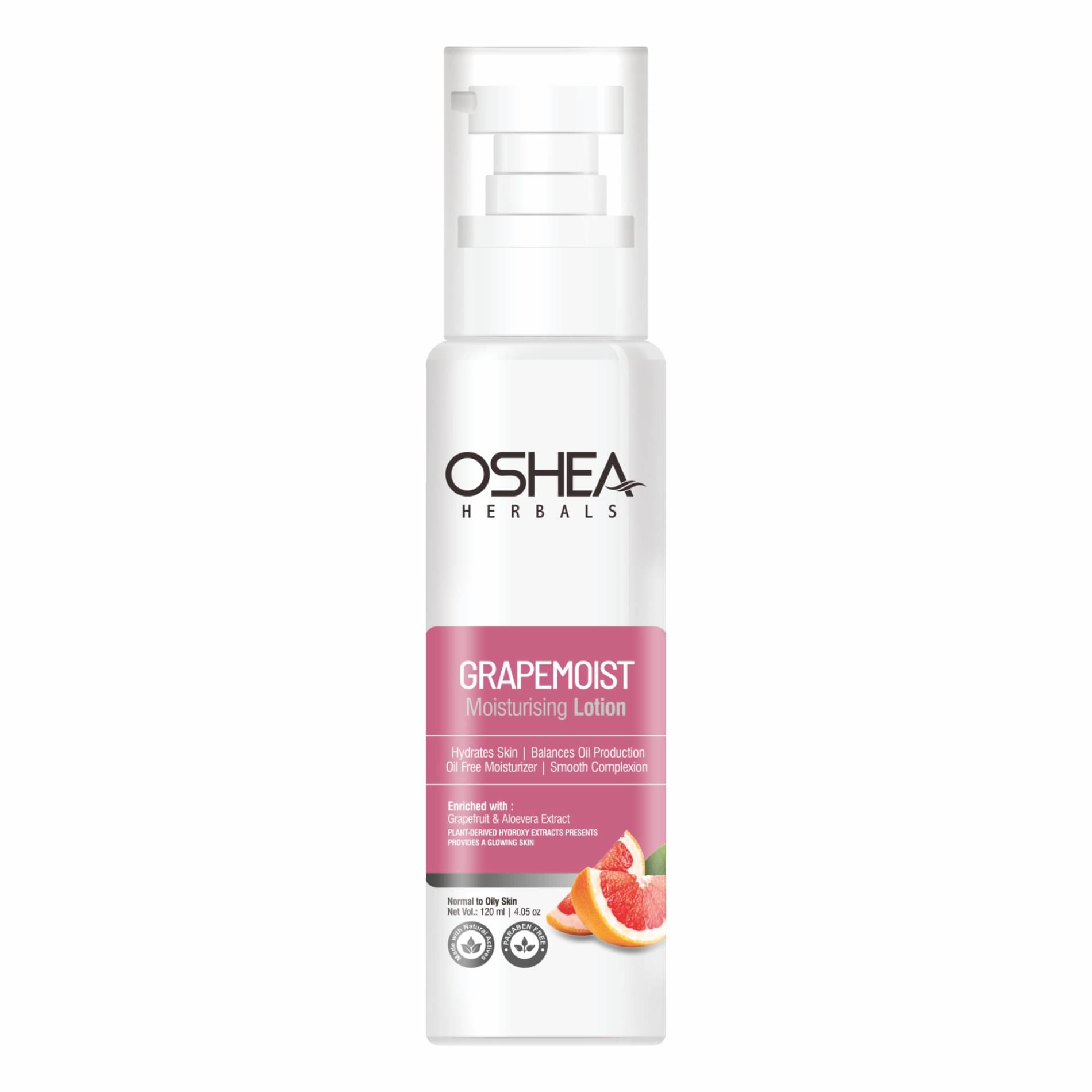     			Oshea Herbals Grapemoist Moisturising Lotion 120milliliters
