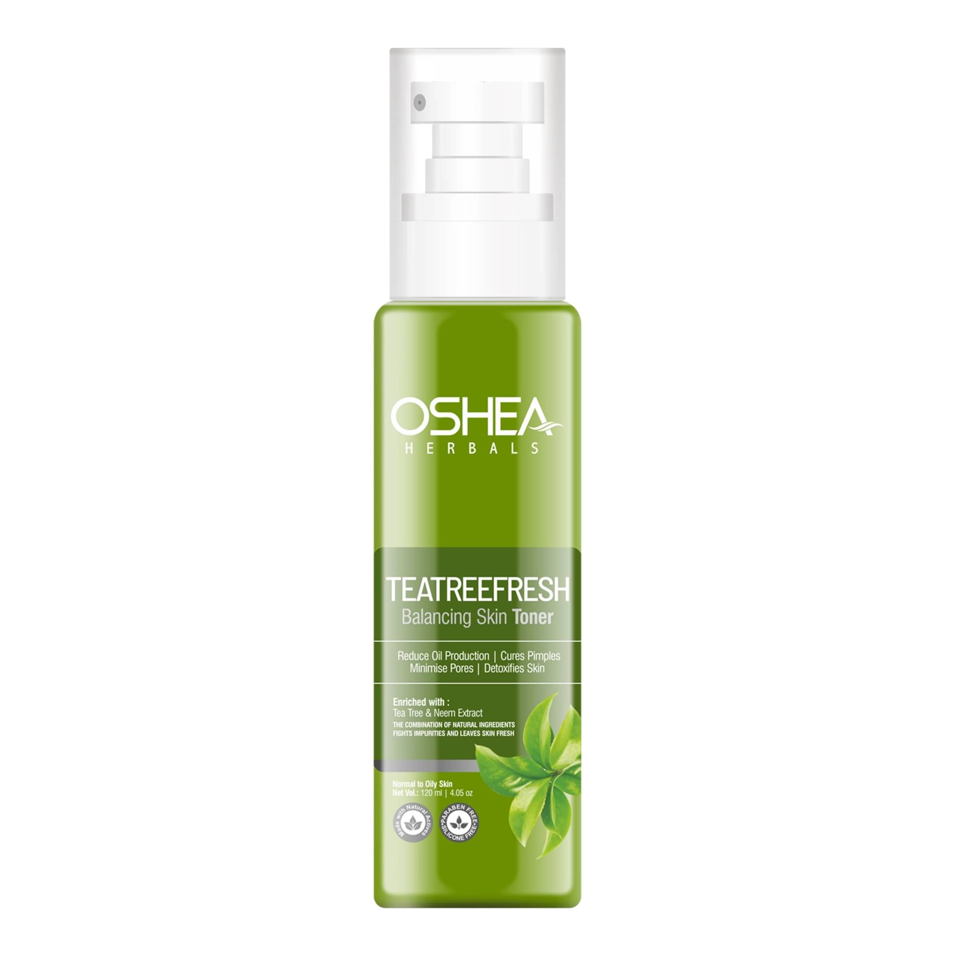     			Oshea Herbals Teatree Fresh Skin Toner 120milliliters