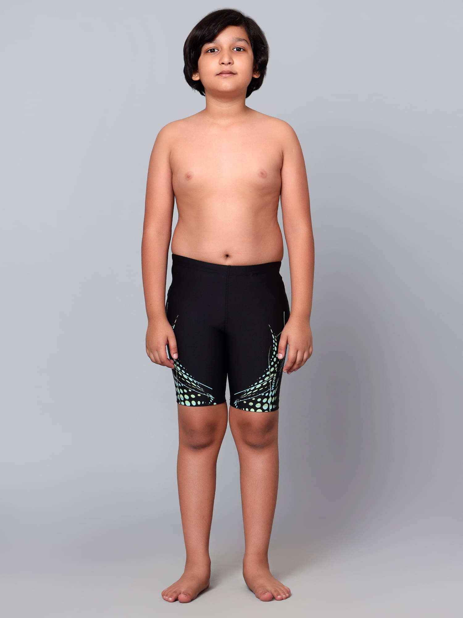     			Vector X Pack of 1 Polyester Shorts For Boys ( Black )