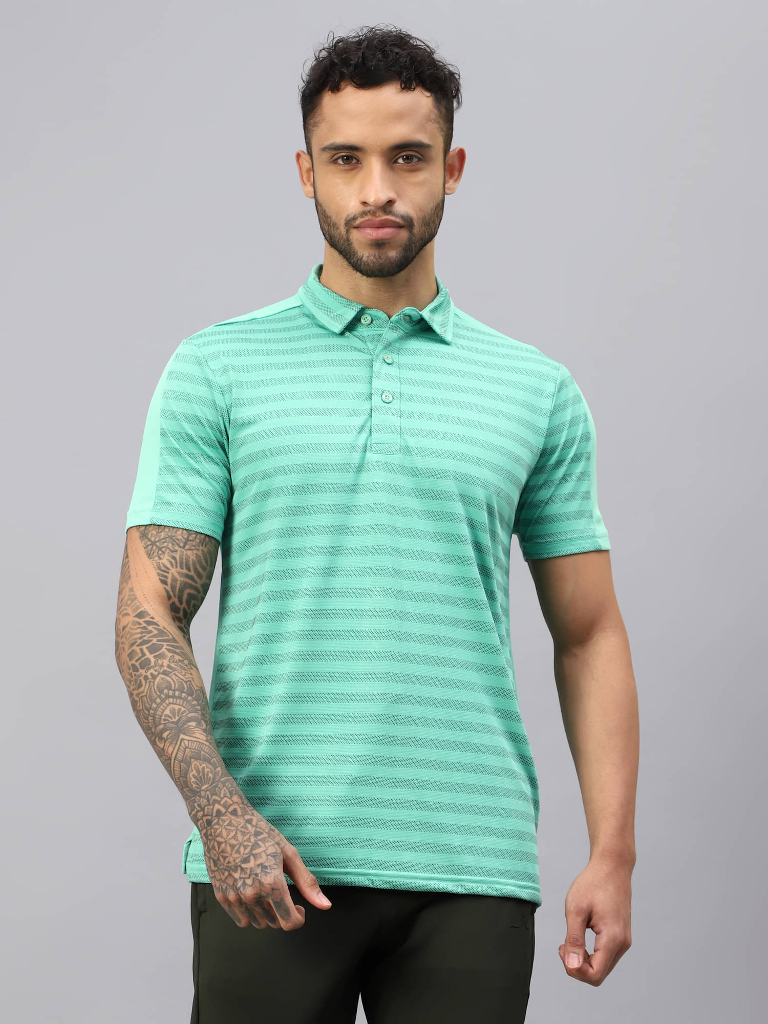     			Vector X Green Polyester Regular Fit Men's Sports Polo T-Shirt ( Pack of 1 )