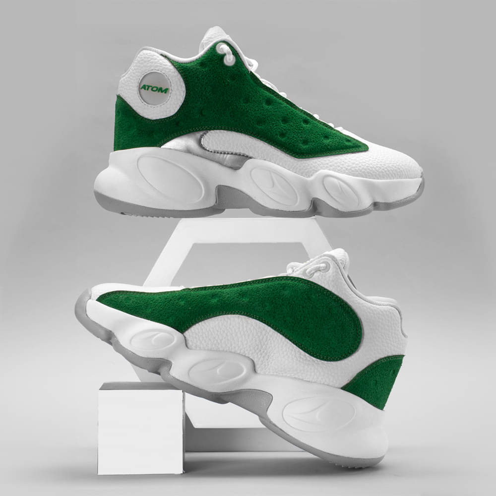     			ATOM Street Swagger Green Men's Sneakers