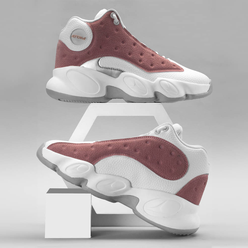     			ATOM Street Swagger Pink Men's Sneakers