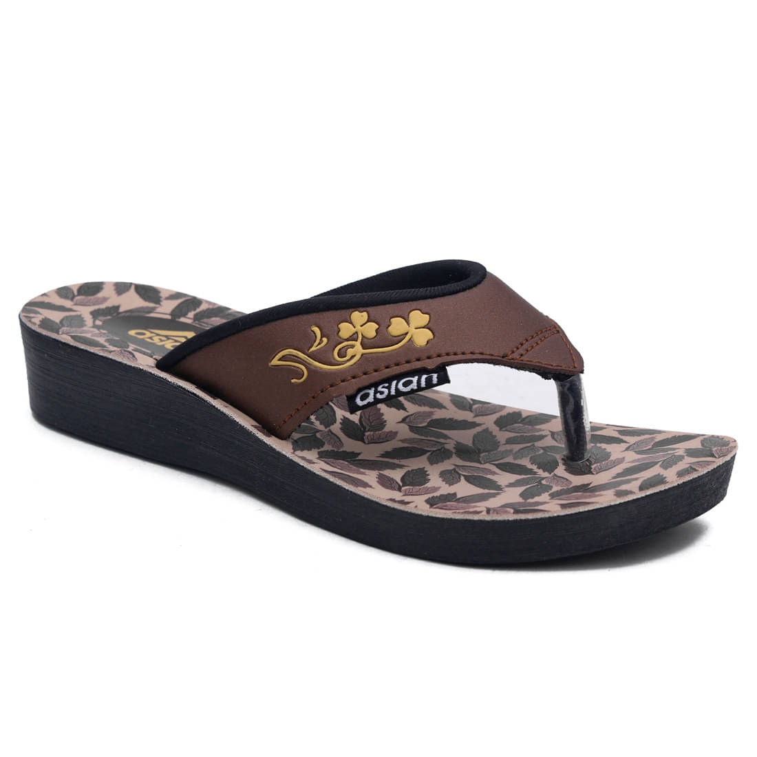     			ASIAN Brown Women's Slipper