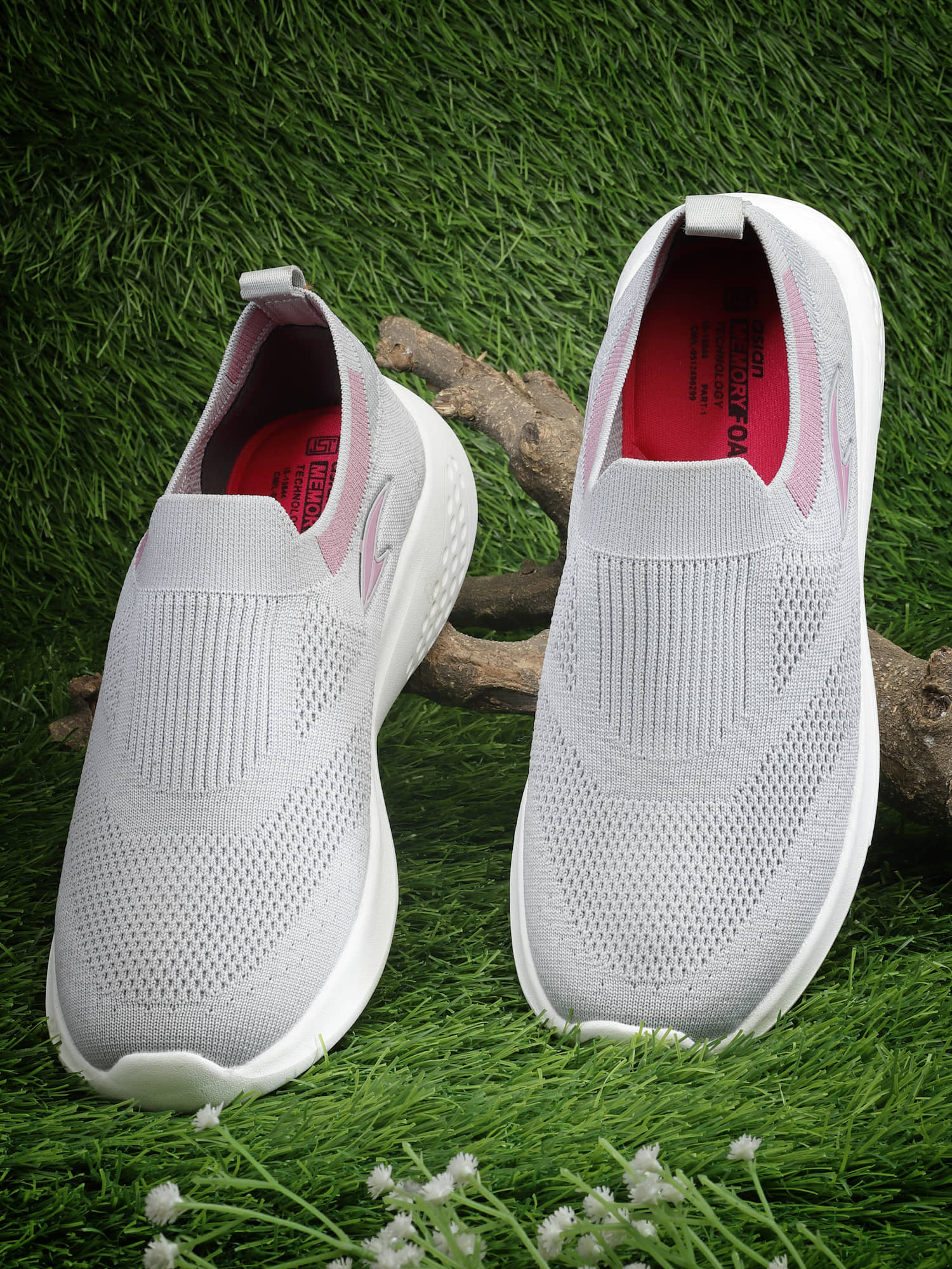 ASIAN Light Grey Women's Slip On - Casual Shoes | Buy online on ZillyBuy