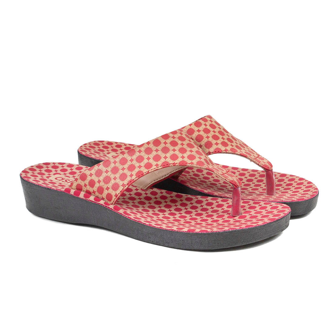     			ASIAN Red Women's Slipper