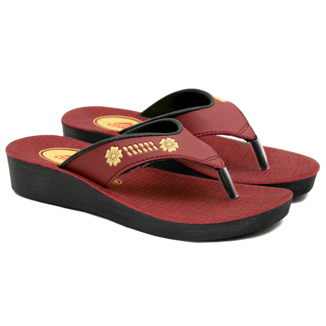     			ASIAN Red Women's Slipper
