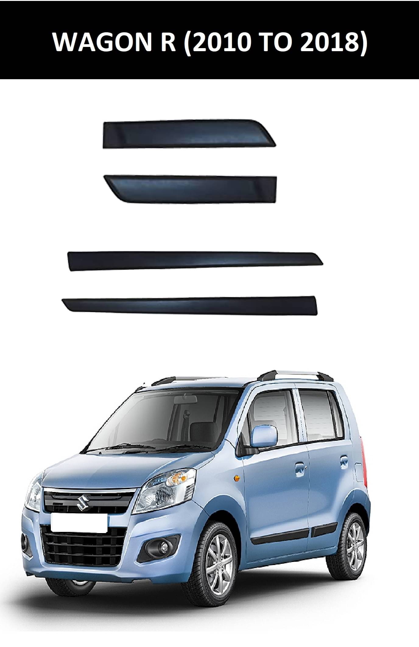     			AUTOXYGEN Door Guard Plastic Black