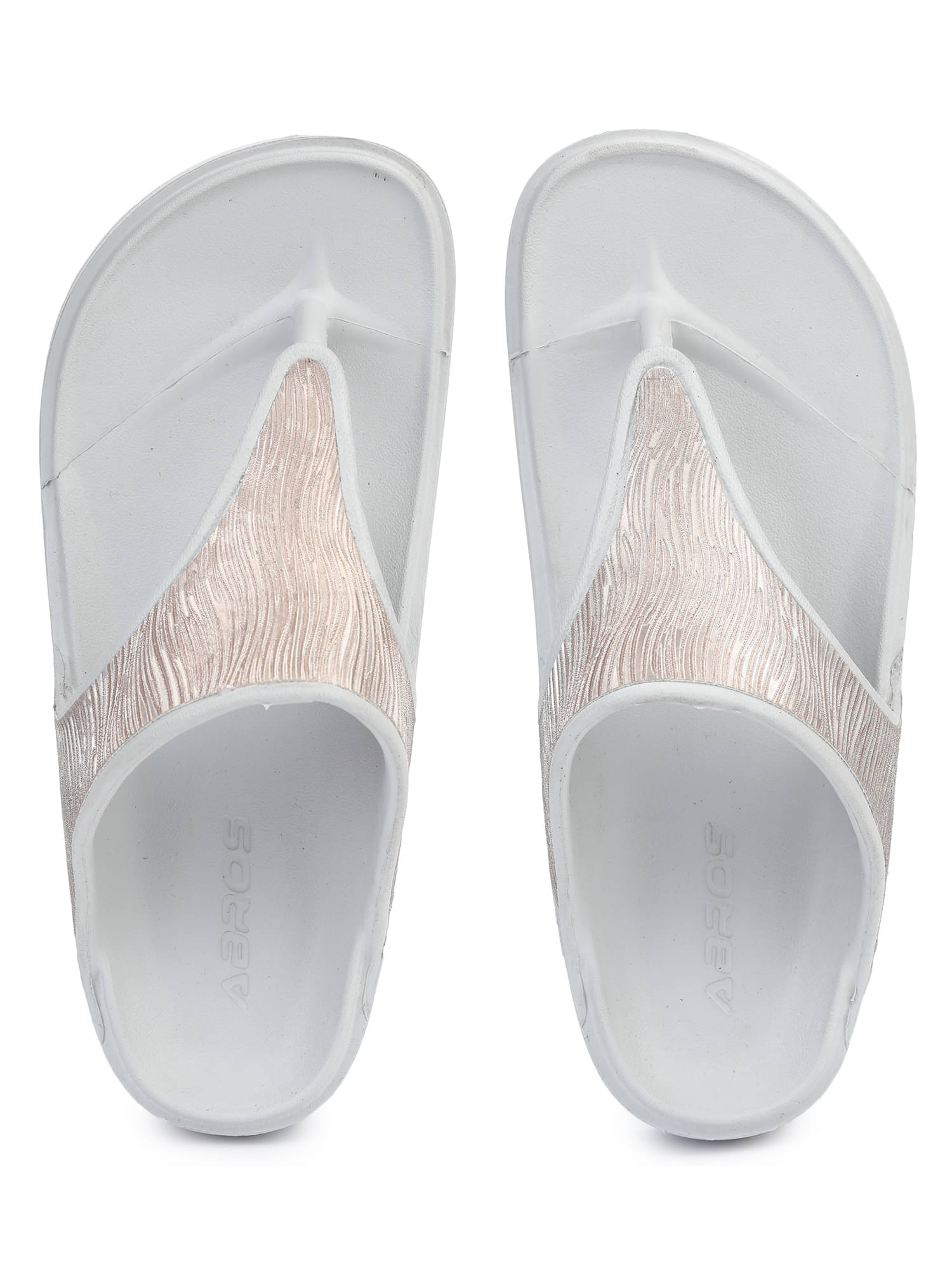     			Abros Light Grey Women's Flip Flop