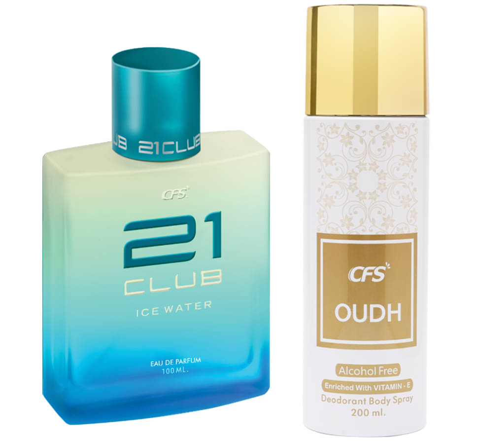     			CFS 21 Ice Water EDP Long Lasting Perfume & Oudh White Deodorant Body Spray