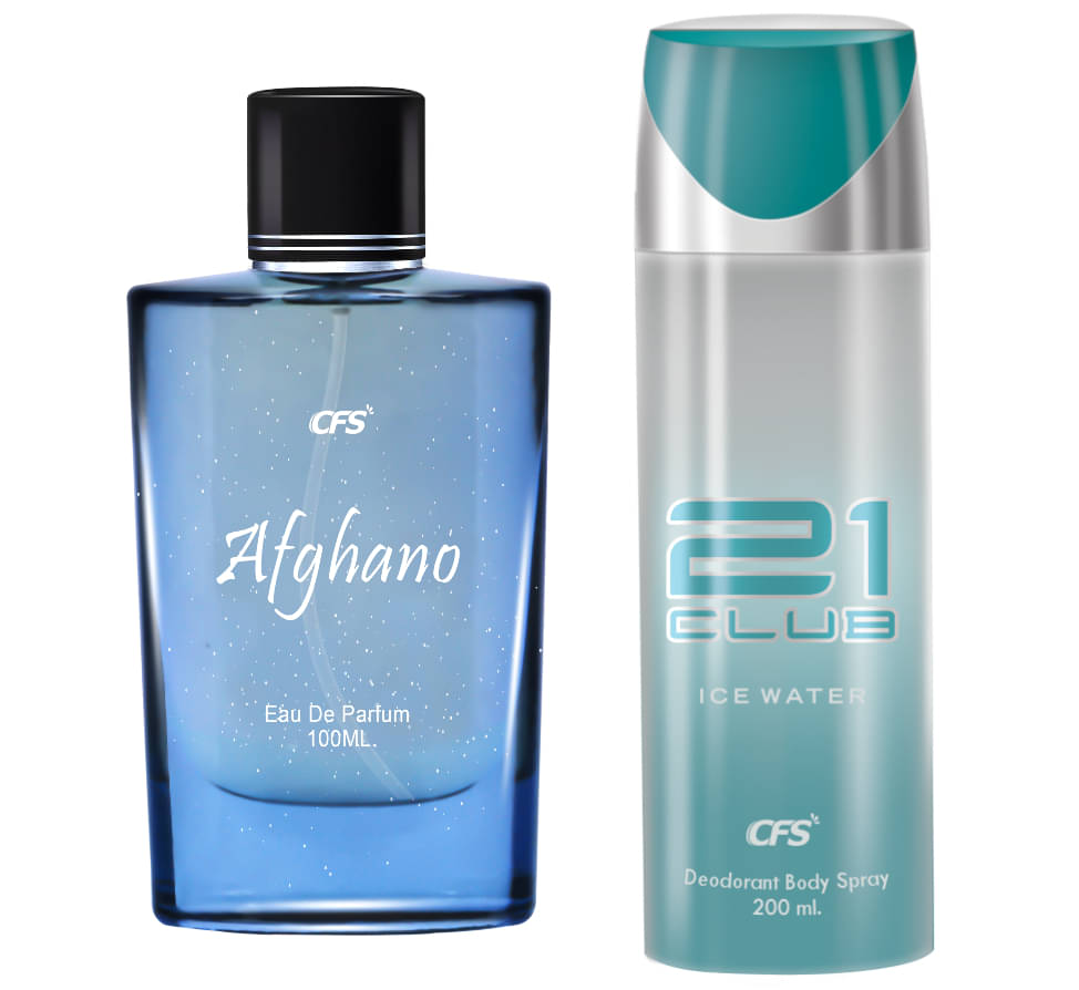     			CFS Afghano EDP Long Lasting Perfume & Ice Water Deodorant Body Spray