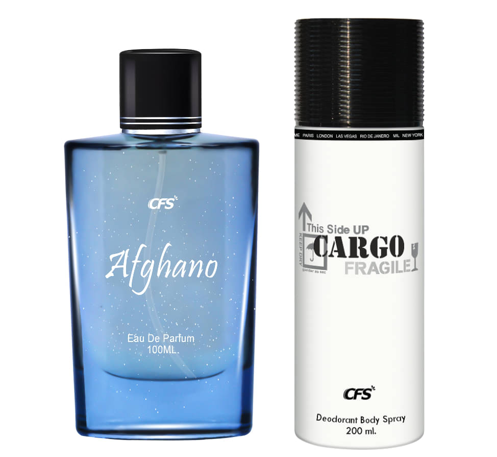     			CFS Afghano EDP Long Lasting Perfume & Cargo White Deodorant Body Spray