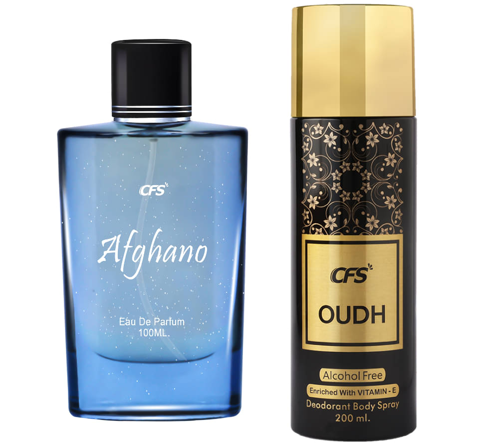     			CFS Afghano EDP Long Lasting Perfume & Oudh Black Deodorant Body Spray