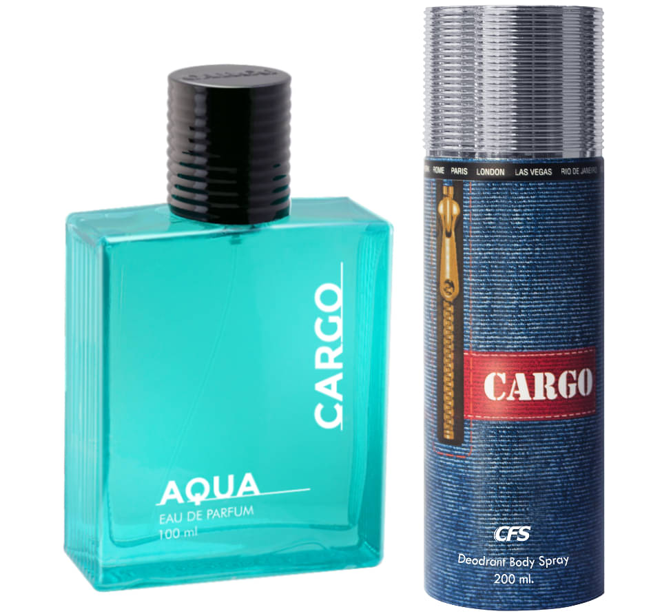     			CFS Cargo Aqua EDP Long Lasting Perfume & Cargo Blue Deodorant Body Spray