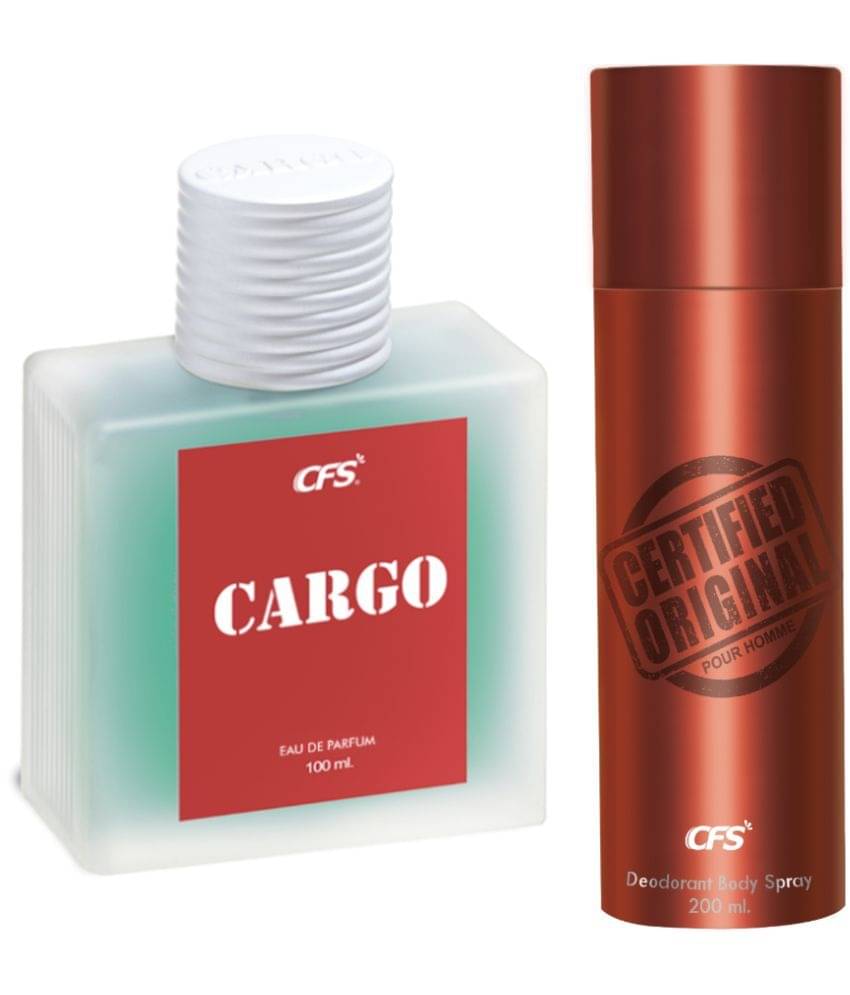     			CFS Cargo Blue EDP Long Lasting Perfume & Certified Brown Deodorant Body Spray