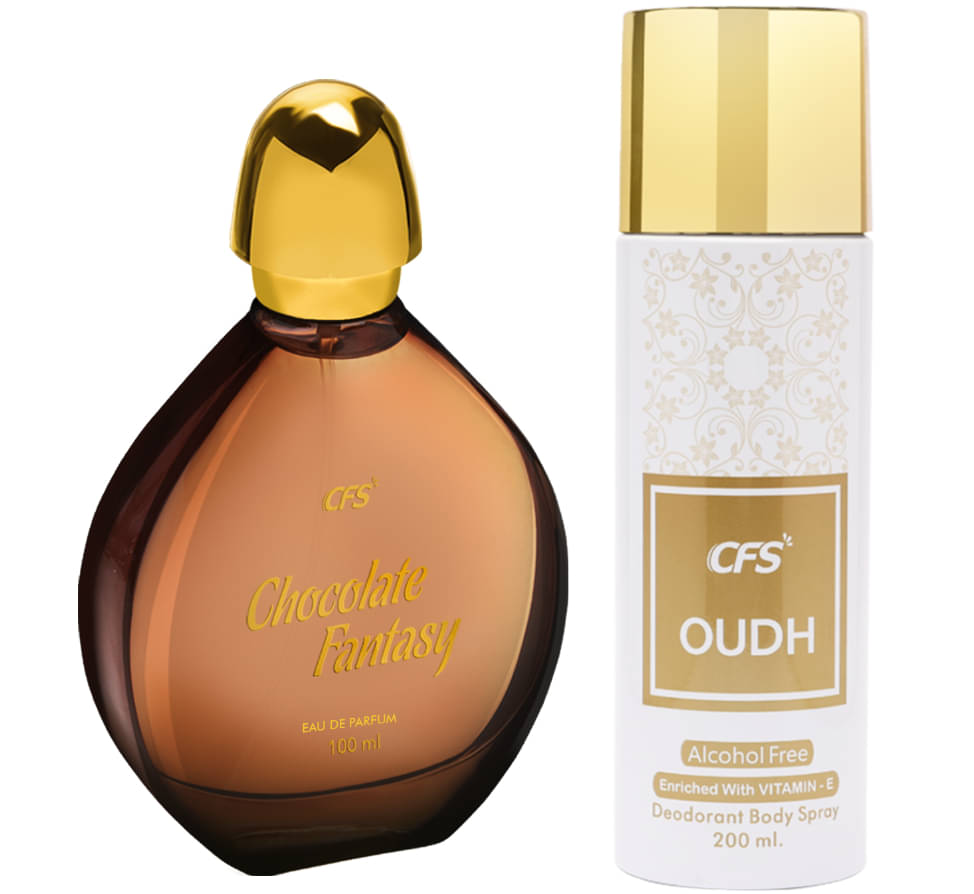     			CFS Chocolate Fantasy EDP Long Lasting Perfume&Oudh White Deodorant Body Spray