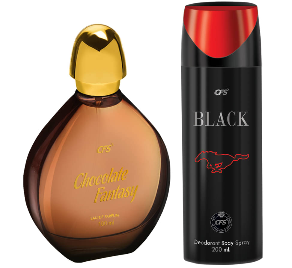     			CFS Chocolate Fantasy EDP Long Lasting Perfume&Black Deodorant Body Spray